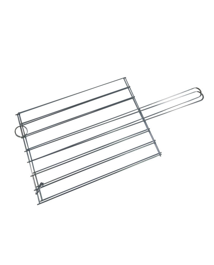 Grelha Retangular Simples Zinc. 40x30cm BBQ LOVERS