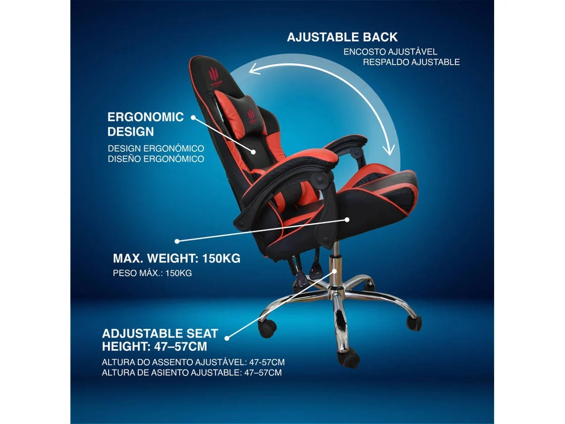 Cadeira de Gaming Pro 1 Titan Gaming